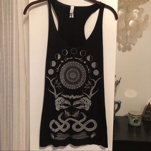 Witchy Bones Racerback Tank Top